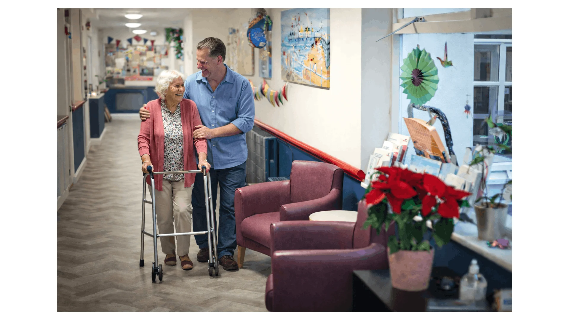 Activities session at Parkside Nursing Home, SM7